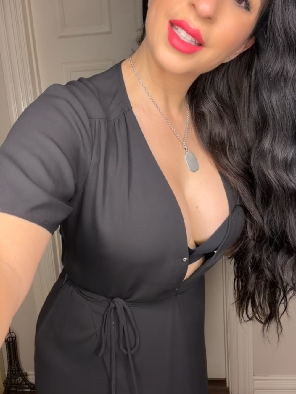 Rubber Ducky Productions, Inc. Black Maxi Dress